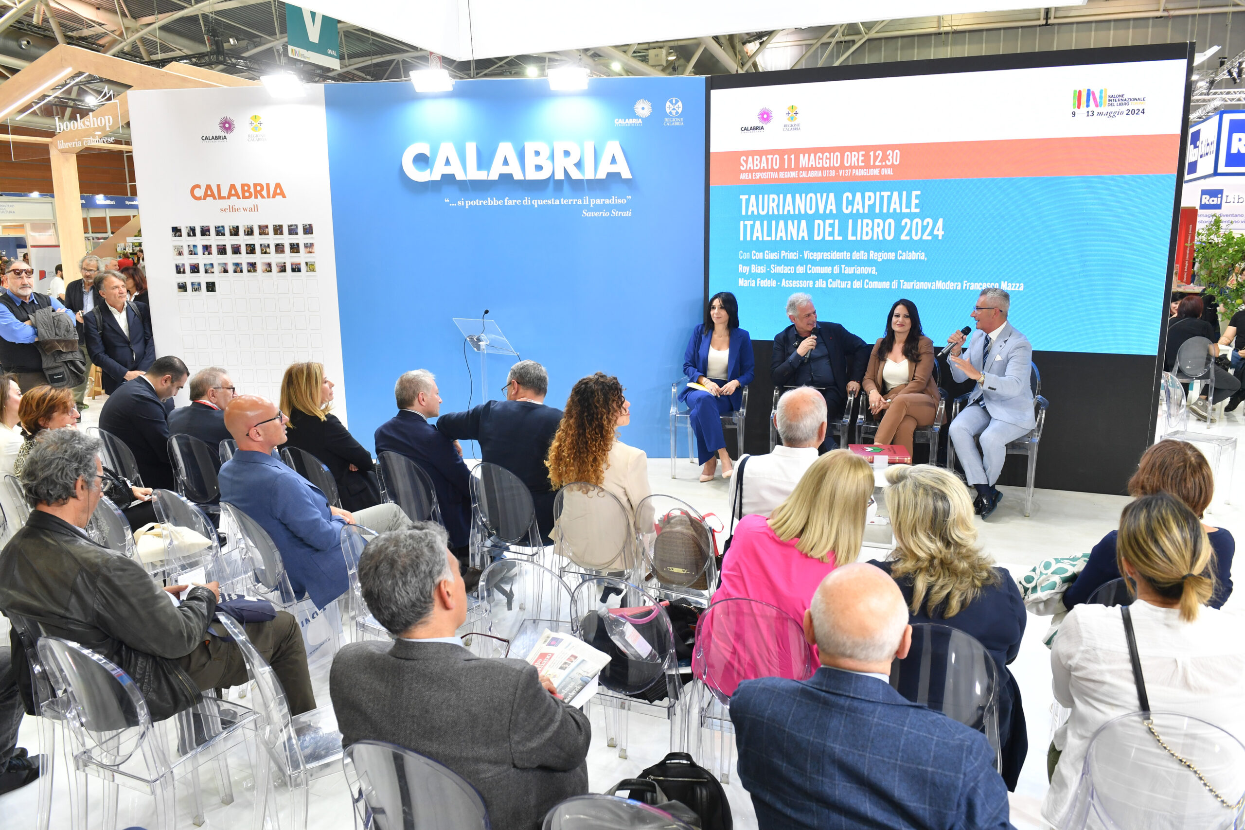 Salone Internazionale del Libro di Torino – stand Regione Calabria – 11 maggio 2024