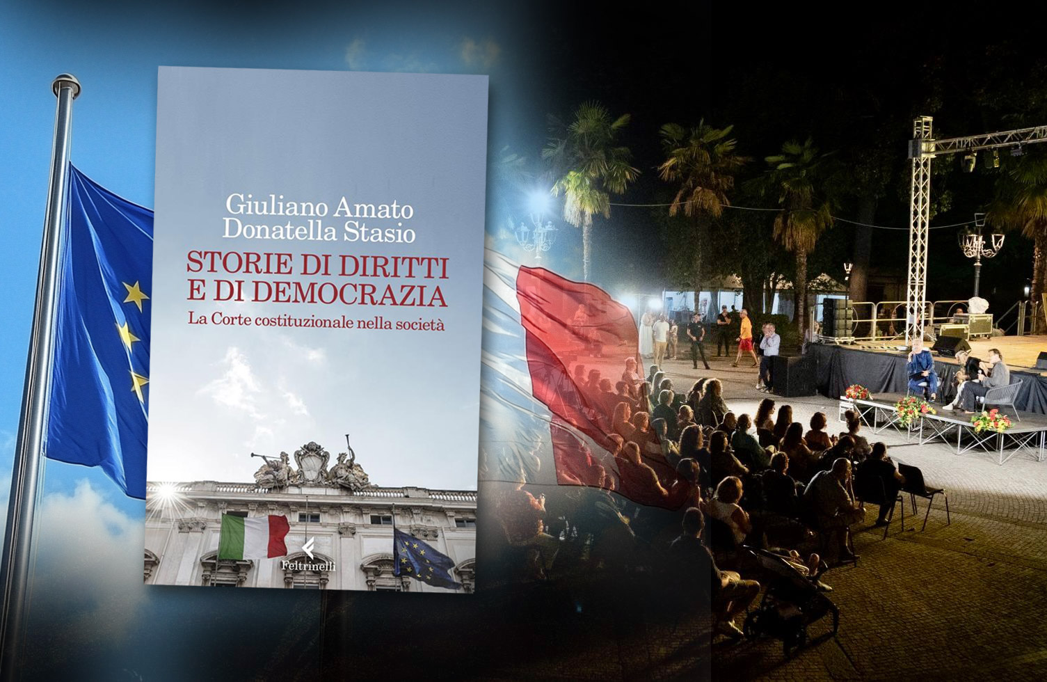 Giuliano Amato e Donatella Stasio a Taurianova Capitale del Libro: storie di diritti, legalità e democrazia. 